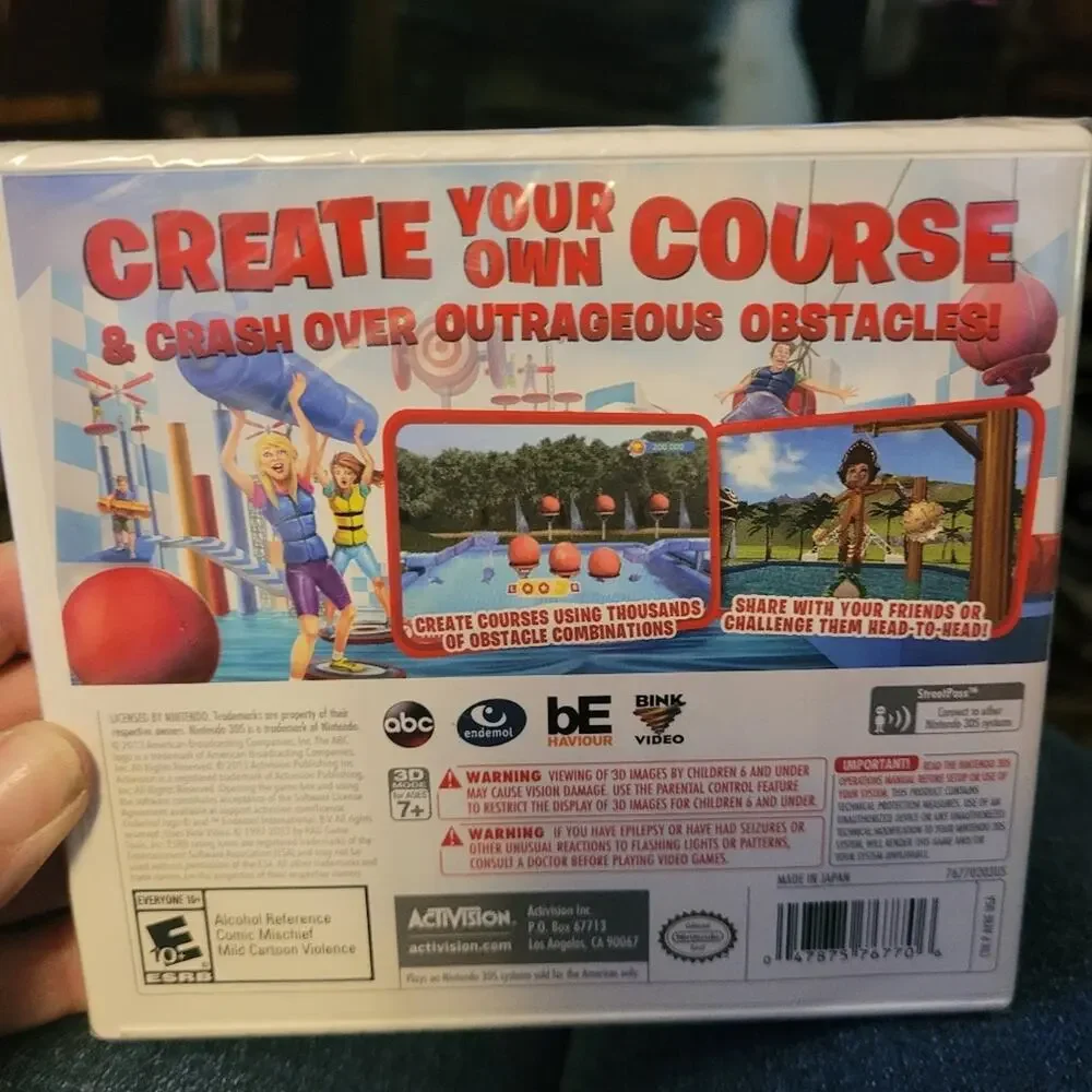 Nintendo DS Wipeout New Seald All New Course Creator Rated Everyone
